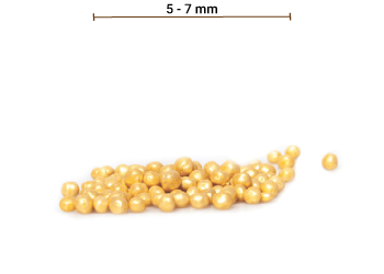 Mini-Choco-Perlen-Gold