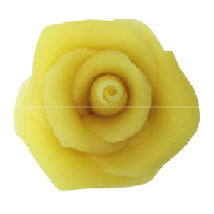 Gelbe Marzipan-Rose