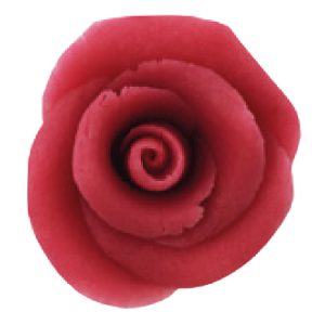 Rote Marzipan-Rose